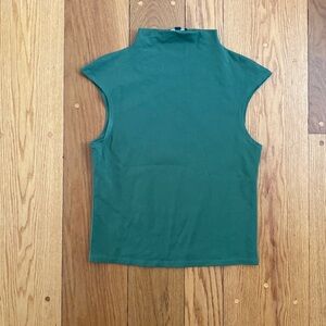 J Crew Mock Neck Tank in Green